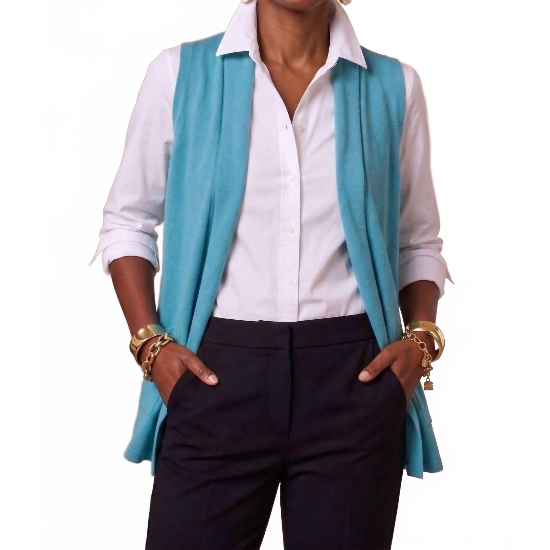 New J'envie/Eli The Leila Vest In Peacock